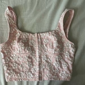 Pink wild fable corset tank top